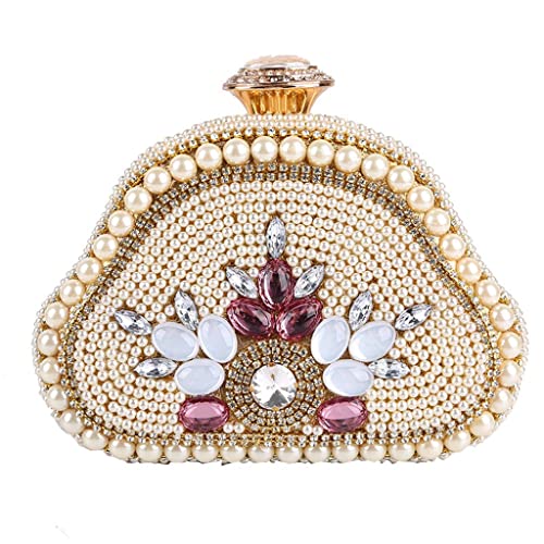 JJZXD ビーズの女性の日クラッチアクリル手作りスタイル